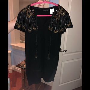 Nanette Lepore mini sweater dress.